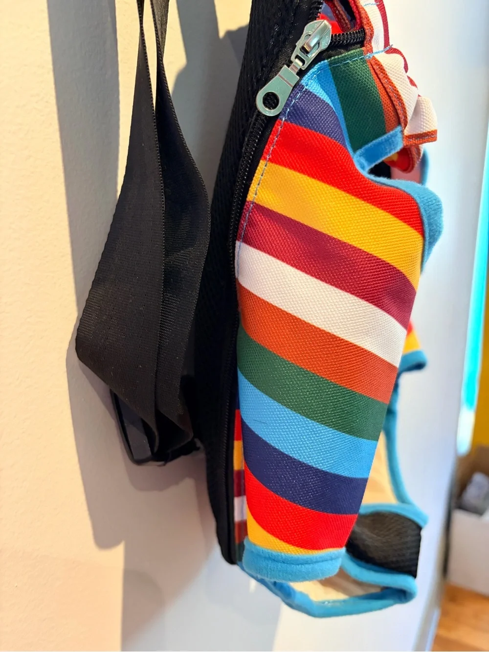 Pawaboo Rainbow Stripe Pet Front Carrier - Multicolor
